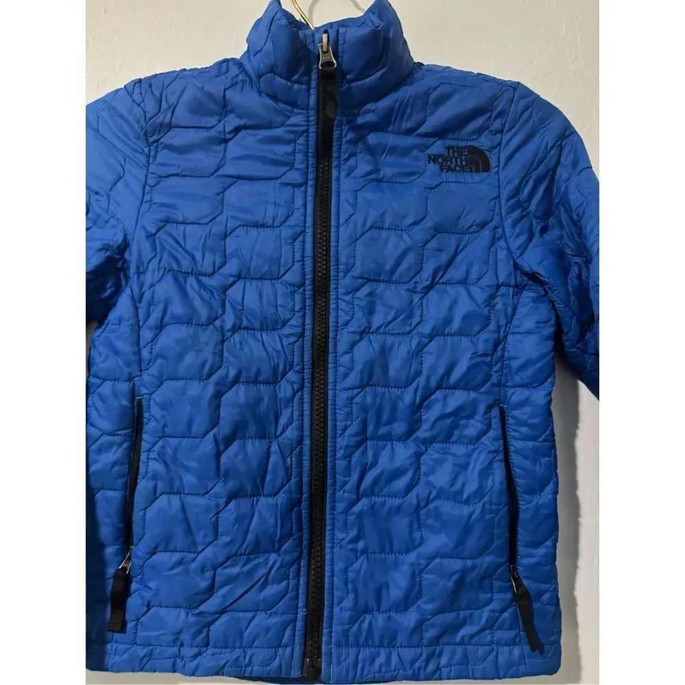 The North Face Thermoball blue puffer jacket 5
